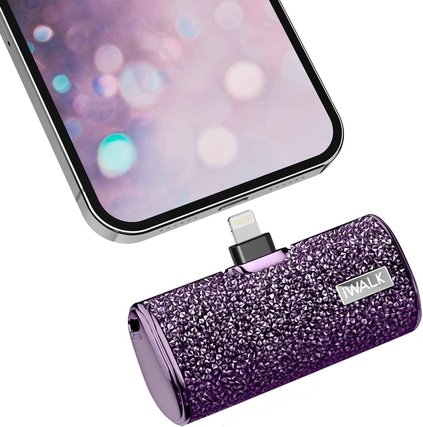 iWalk 4500mAh Lightning Pocket Power Bank - Purple Diamond iWalk 4500mAh Lightning Pocket Power Bank - Purple Diamond